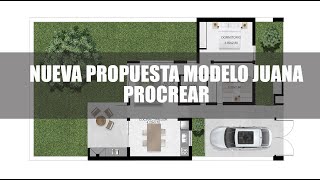 VIVIENDA PROCREAR 🧱🏠quotNueva propuesta de MODELO JUANAquot👌👷‍♀️ [upl. by Ahsoem931]