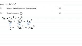 Tegniese Wiskunde Graad 12 2019 Eindeksamen V1 63 [upl. by Anirroc]