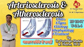 Arteriosclerosis and Atherosclerosis  Intro Types Etiology Pathophysiology BP 204T U2 L6 [upl. by Arther]