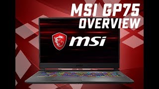 MSI GP75 Overview Intel i79750H GTX 1660Ti [upl. by Jedidiah]