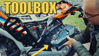 CRF300L TOOLBOX REMOVAL  HOW TO [upl. by Baalbeer]