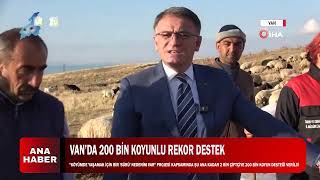 VAN’DA 200 BİN KOYUNLU REKOR DESTEK [upl. by Namso]