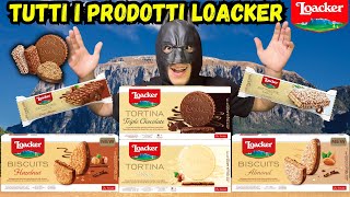 PROVO TUTTI i PRODOTTI LOACKER Del SUPERMERCATO  LOACKER CHE BONTÀ [upl. by Kcirdef]