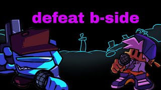 fnf defeat bside but cyan impostor and bf sings it [upl. by Qirat]