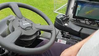 Ransomes MP655 8messige kooimaaier maait met GPS [upl. by Aramit342]