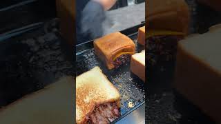 🧀 BBQ Brisket Texas Toast Melt Shorts [upl. by Claman540]