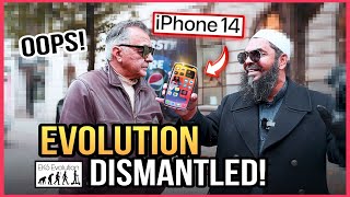 🔥Atheist vs Shaykh Uthman📱🤯iPhone 14 DISMANTLES Evolution Theory❗UK [upl. by Naara]