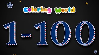 Learn Counting 1 100 Number Counting for Kids Cartoons amp Count to 100 [upl. by Nomis385]