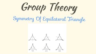 Symmetry Of Equilateral Traingle  Group Theory  Hindi  All Is Math [upl. by Skurnik]