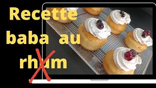 recette de baba Sans rhum 🤪  وصفة بابا بدون رم  Baba Without alcohol [upl. by Azial122]