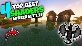 NEW  Top 4 Newb Shaders  MCPE 121 [upl. by Ellimahs]