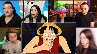 LUFFYS GEAR 3 Op Episode 288 Reaction Mashup [upl. by Arissa]