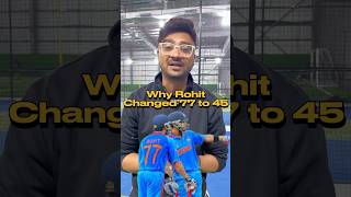 What’s reason behind the jersey number  ytshorts shorts rohitsharma [upl. by Cleavland]