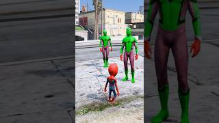 SPIDER MAN DUPLICATE CAME TO HIS HOUSE  gta5 shorts shortsfeed ironman [upl. by Buckler]