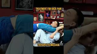 Treatment for back pain therapeutic massage chiropractic chiropractor [upl. by Ebner]