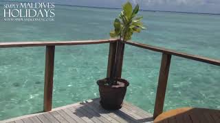 Meeru Resort Jacuzzi Water Villa Walkthrough [upl. by Tana]