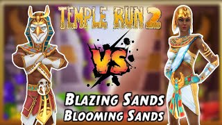 Imhotep VS Cleopatra Blazing Sands VS Blooming Sands Temple Run 2 [upl. by Aes]