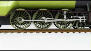 Flying Scotsman  walschaerts Valve Gear [upl. by Early]