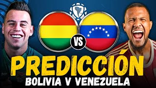 BOLIVIA vs VENEZUELA • Eliminatorias Sudamericanas Mundial 2026 • Predicción y Pronóstico 2024 [upl. by Gnidleif172]