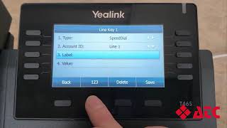 How To Set Up Speed Dials Yealink T46S Phone [upl. by Alexei845]