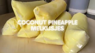 Coconut 🥥 pineapple 🍍 melkijsjes [upl. by Adalard]