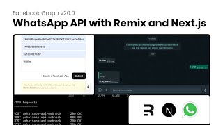 WhatsApp API with Remix and Nextjs send and receive messages [upl. by Dnaloy]