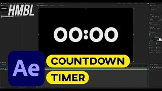 Countdownup Timer After Effects Tutorial with expressions ANY LENGTH [upl. by Eartha268]