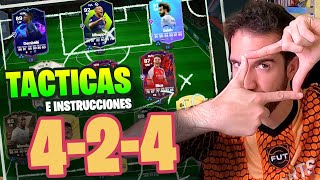 TACTICAS META 424 en EAFC 24 ¡VAS A GANAR TODO CON ESTA FORMACION FIFA 24 [upl. by Anahsar]