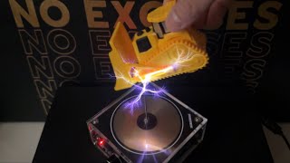 TeslaCoil Music Experiment 4890⚠️ 🔥 ⚠️ [upl. by Ingrim558]