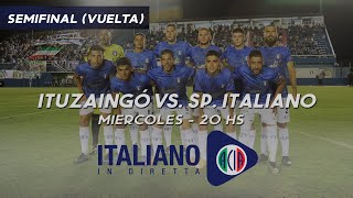 Ituzaingó vs Sp Italiano en VIVO  Semifinal vuelta  Primera C [upl. by Shum]