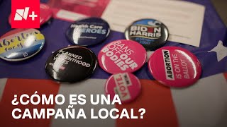 Así se viven las campañas en una de las zonas más competidas  Elecciones EUA [upl. by Alleunamme]