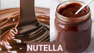 Homemade Nutella by Delicious Dishes Nutella Recipe for Kids How to make Nutella Chocolate Spread [upl. by Bang]