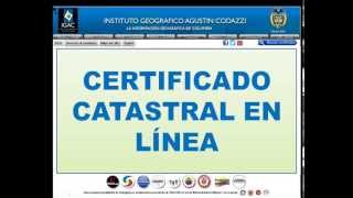 TUTORIAL CERTIFICADO CATASTRAL EN LÍNEA Introducción [upl. by Zetneuq]