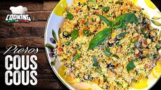 Vibrant Cous Cous Salad Recipe  Healthy Mediterranean Dish with Piero [upl. by Ahseila405]