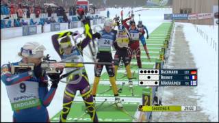 Biathlon World Championships 2012  Women 125 km mass start full race [upl. by Sabella642]