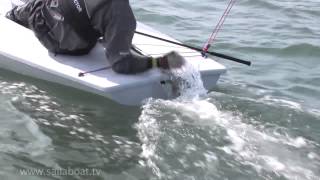 How to Sail  Single Handed Beach Recovery Part 3 of 5 Cross shore wind [upl. by Lauritz]