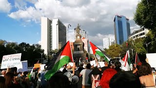 CDMX Segunda Marcha a favor del Pueblo Palestino y en Contra de las Atrocidades Genocidas Sionistas [upl. by Moht]