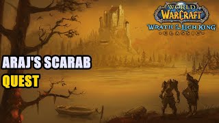 Arajs Scarab Quest WoW [upl. by Ylrrad]