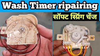 washing machine timer repair  washing machine ka timer thik kare  wash timer ripair [upl. by Valentia565]