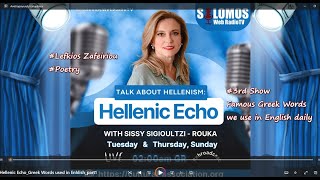 3 Hellenic Echo quotPopular Greek Words We Use in Englishquot part1 [upl. by Catherina]