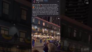 NOPD assaults student musician at Muses Mardi Gras parade 🤬 WTH mardigras nopd marchingband [upl. by Wolf]