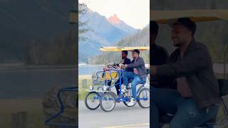 Cycling at waterton Waterton Canada Calgary Friendship [upl. by Modnarb]