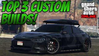 GTA 5  Top 3 Custom Builds for Cars Vigero ZX Omnis eGT Rhinehart EP71 [upl. by Aihsenat724]