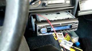 AUX in on a Kenwood KDC205 that did not have AUX IN before [upl. by Gautier]