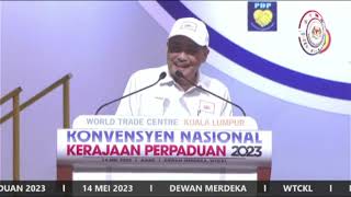 CM Sabah Hajiji Noor Ucapan Pimpinan Utama Di Konvensyen Nasional Kerajaan Perpaduan 2023 [upl. by Jan]