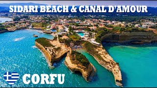 Corfu Island  Sidari Beach amp Canal DAmour [upl. by Lubba498]