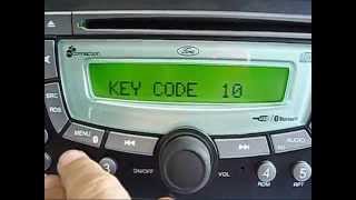 Desbloqueio Code Lock Rádio Visteon Ford [upl. by Silvie]