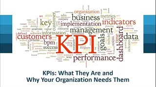 KPIs What They Are and Why Your Organization Needs Them [upl. by Daveen]