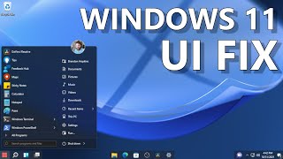 FIX Windows 11 Start Menu and Taskbar  Tweak Tool [upl. by Hunt715]