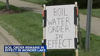 Boil order extended in Village of Wonder Lake after new test still detects bacteria in water [upl. by Thalassa422]